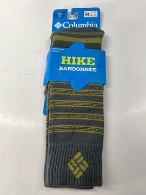 Columbia Lightweight Hike Socks merino wool M6-9 W8-11.5